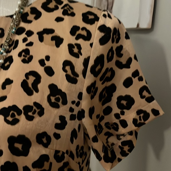 Karlie leopard print very silky dress - Picture 4 of 11